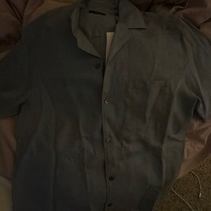 Grey Button-up Shirt